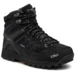 Chaussures de randonnée CMP noires en caoutchouc imperméables Pointure 42 look fashion pour homme 