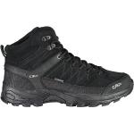 Chaussures de randonnée CMP noires en daim imperméables Pointure 42 look fashion pour homme en promo 