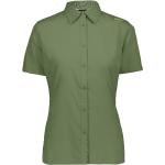 Chemises CMP vertes à manches courtes à manches courtes Taille XL pour femme 
