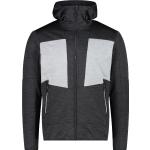 CMP - Jacket Fix Hood Melange Grid Tech - Veste polaire - 56 - antracite