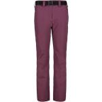 Pantalons de ski CMP violets stretch Taille S pour femme 