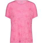 T-shirts CMP rose fluo à fleurs à manches courtes à manches courtes Taille XS look fashion pour femme 