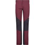 Pantalons de randonnée CMP rouge bordeaux en polyamide Taille XXL look fashion pour femme 
