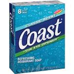 Coast Lot de 8 barres de savon déodorantes Classic Pacific Force Scent 32 oz - Achetez et économisez (lot de 2)