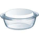 Cocottes Pyrex en verre made in France compatibles lave-vaisselle diamètre 18 cm 