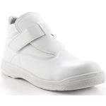 Chaussures de travail  blanches en microfibre légères Pointure 49 look fashion pour femme 