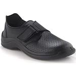 Chaussures de travail  noires en microfibre légères Pointure 35 look fashion pour femme 