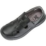 Chaussures de travail  noires en microfibre légères Pointure 38 look fashion pour femme 