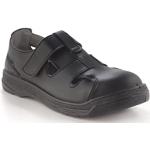 Chaussures de travail  noires en microfibre Pointure 40 look fashion pour femme 