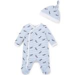 Accessoires de mode enfant HUGO BOSS BOSS bleues claires à rayures en coton de créateur Taille naissance pour garçon de la boutique en ligne Hugoboss.fr avec livraison gratuite 