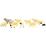Figurines d'animaux en plastique à motif moutons de la ferme de 3 à 5 ans 