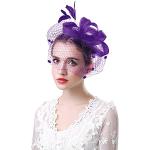Serre-têtes chapeaux violets Tailles uniques look fashion pour femme 