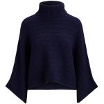 Pulls en laine de créateur Ralph Lauren Polo Ralph Lauren bleus en laine à col roulé Taille XL pour femme en solde 