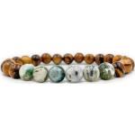Bracelets marron en bois à perles en bois personnalisés 