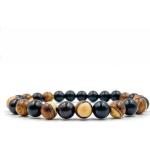 Bracelets marron en bois à perles en bois fait main 