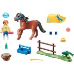 Jeux Playmobil Country en plastique de chevaux en promo 