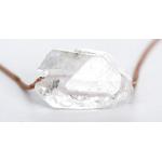 Pendentifs en or argentés en cristal 18 carats en diamant 
