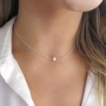 Pendentifs perle argentés à perles pour femme 