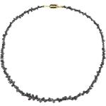 Colliers Juwelo noirs en argent à perles fantaisie pour femme 