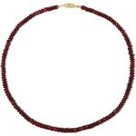 Colliers en argent Juwelo rouges en argent à perles pour femme 