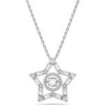 Pendentifs étoile de créateur Swarovski blancs en métal classiques pour femme 