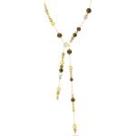 Pendentifs perle de créateur Swarovski multicolores en métal à perles à motif tigres look fashion pour femme 