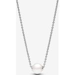 Pendentifs perle Pandora Timeless blancs en argent à perles look fashion pour femme 