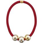 Colliers ethniques rouges en laiton à perles personnalisés style ethnique pour femme 