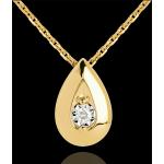 Pendentifs en or Edenly jaunes en or 18 carats en diamant pour femme en promo 