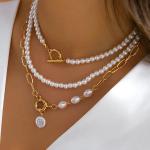 Pendentifs en or de mariage en zinc à perles à motif animaux classiques pour femme 