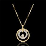 Pendentifs en or Edenly Fleur de Sel en or à perles 18 carats pour femme en promo 