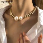 Colliers à perles gothiques look gothique pour femme en promo 