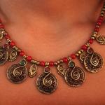 Colliers à perles indiens style ethnique pour femme 