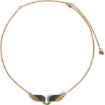 Collier Rock Feather Old Gold - Femme