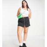 Jupes à rayures Collusion noires à rayures minis Taille 3 XL classiques pour femme en promo 