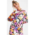Robes évasées Collusion multicolores à fleurs à motif fleurs courtes Taille M classiques pour femme en promo 