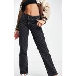 Jeans baggy Collusion multicolores délavés Taille 3 XL W24 pour femme en promo 