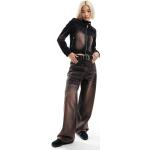 Jeans baggy Collusion roses délavés Taille XS pour femme en promo 