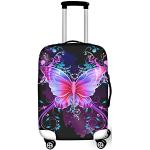 Housses en polyester à motif papillons de valise look fashion 