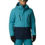 Vestes de ski Columbia bleues imperméables respirantes à capuche Taille XL look fashion pour homme en promo 