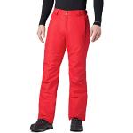 Pantalons de ski Columbia Bugaboo rouges imperméables Taille M pour homme en promo 