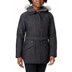 Doudounes Columbia Carson Pass noires en polyester avec ceinture en fourrure Taille S look urbain pour femme en promo 