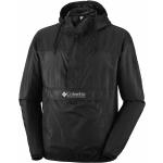 Vestes de randonnée Columbia Challenger noires en fibre synthétique avec ceinture imperméables coupe-vents Taille XXL pour homme 