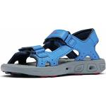 Chaussures de randonnée Columbia Techsun bleues en cuir synthétique Pointure 25 look fashion pour garçon en promo 