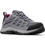 Chaussures de randonnée Columbia Crestwood grises en caoutchouc imperméables Pointure 38 pour femme 