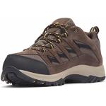 Chaussures de randonnée Columbia Crestwood marron en caoutchouc imperméables Pointure 43 look fashion pour homme en promo 