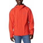 Vestes de sport Columbia orange en polyester imperméables coupe-vents respirantes Taille XXL pour homme 