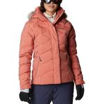 Vestes de ski Columbia Lay D Down orange avec guêtre poignet Taille XS look fashion pour femme 