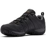 Chaussures de randonnée Columbia noires en caoutchouc imperméables Pointure 50 pour homme en promo 