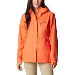 Vestes de pluie Columbia Pouring Adventure orange en nylon imperméables respirantes Taille S pour femme 
